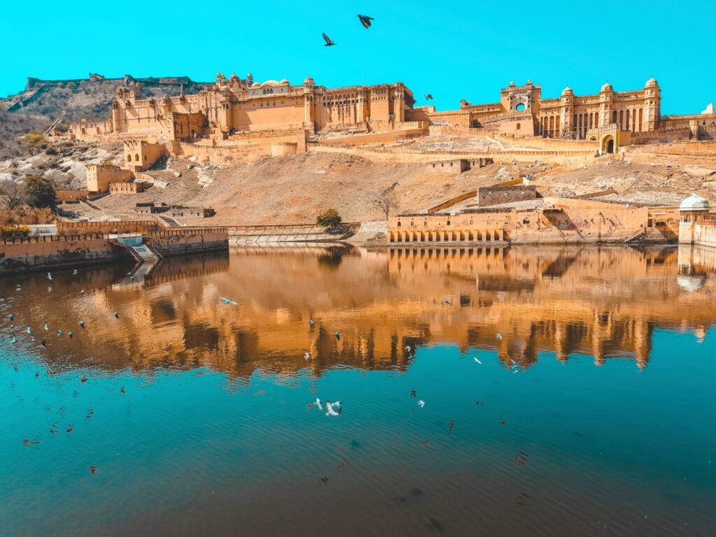 6 Jaipur Viewpoints That Completely Change in the Monsoon 4 Amber Fort (also known as Amer Fort) is a historic UNESCO World Heritage Site located just 11 kilometers from Jaipur, India.