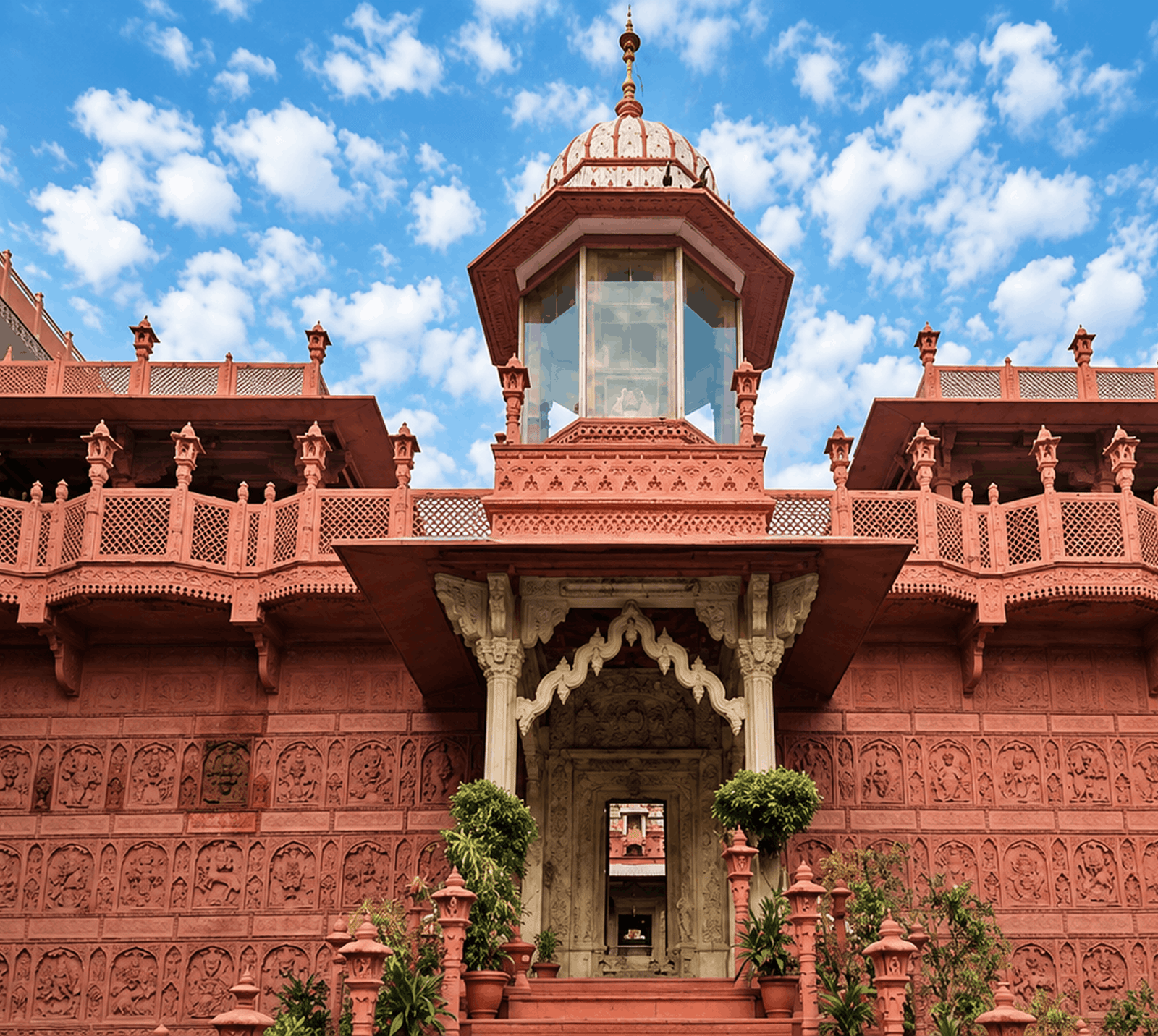 Bagru 10 Shri Digambar Jain Temple located in Sanganer, Jaipur, Rajasthan.