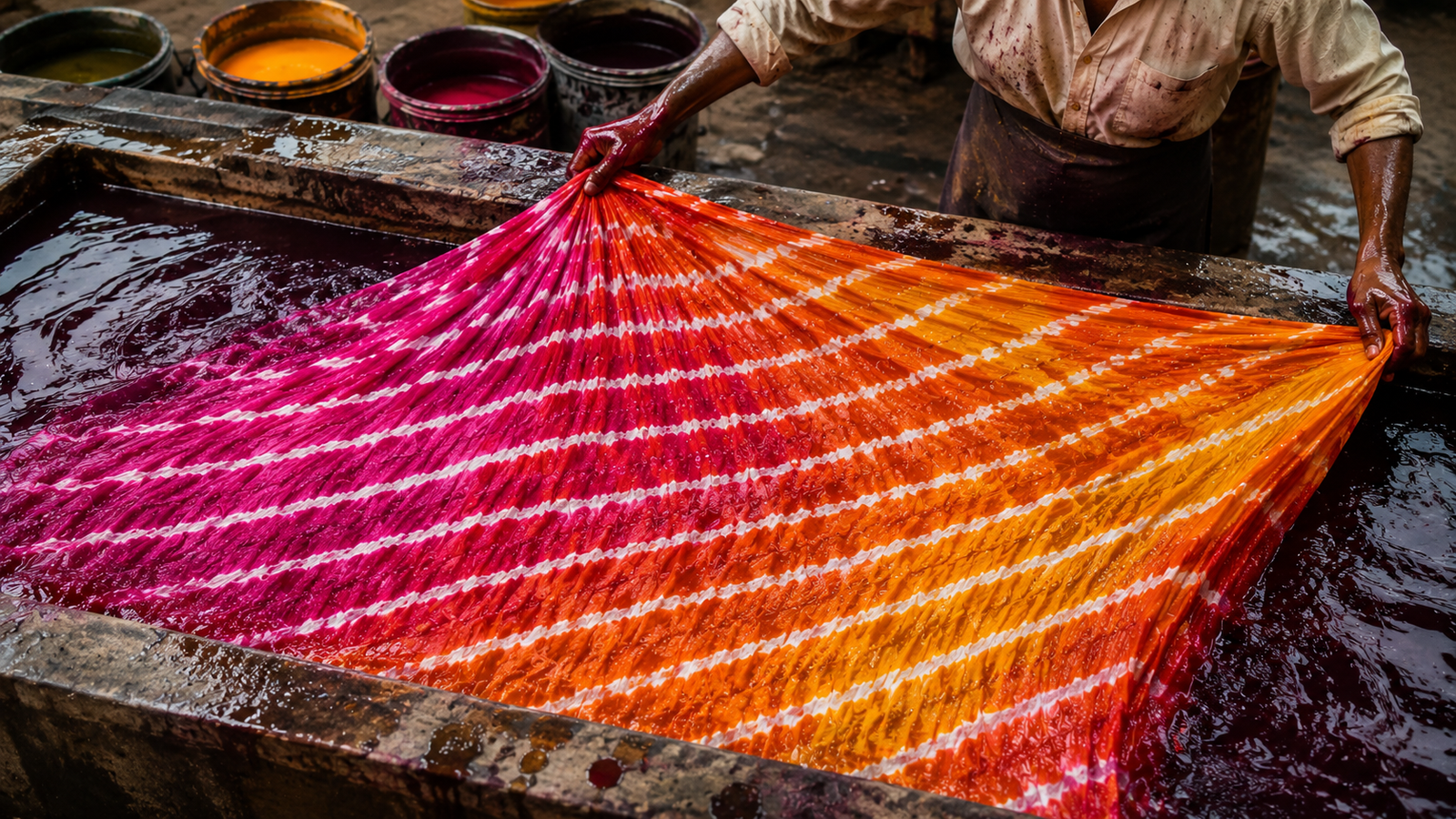 How the waves are made | Lehariya in Rajasthan: Monsoon Textile Tradition | Dera Mandawa