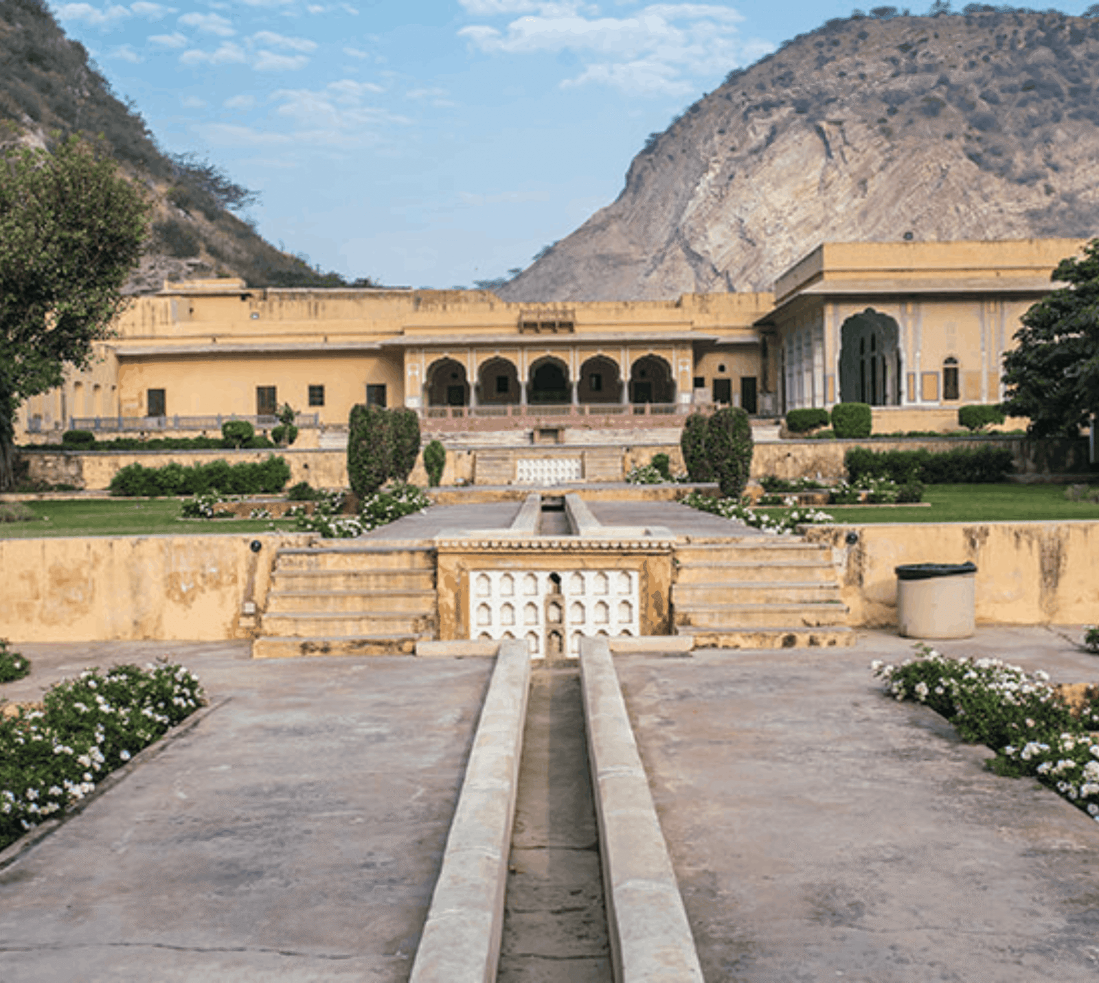 The historic Vidyadhar Garden in Jaipur, Rajasthan