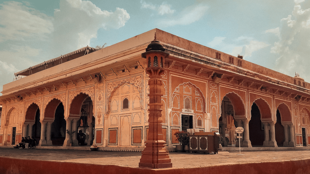 Coming Back to Jaipur, and Liking It More 2 Shopfronts along a bazaar in Jaipur’s walled city, seen on a Jaipur heritage walk and for shopping in Jaipur